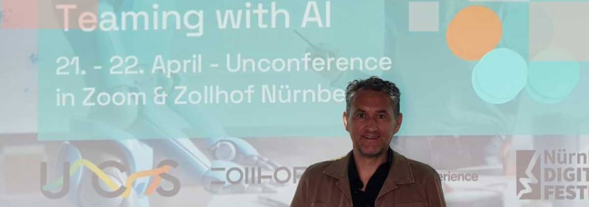 Michael Kolbenschlag auf der Team with AI