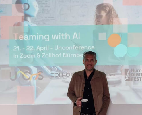 Michael Kolbenschlag auf der Team with AI