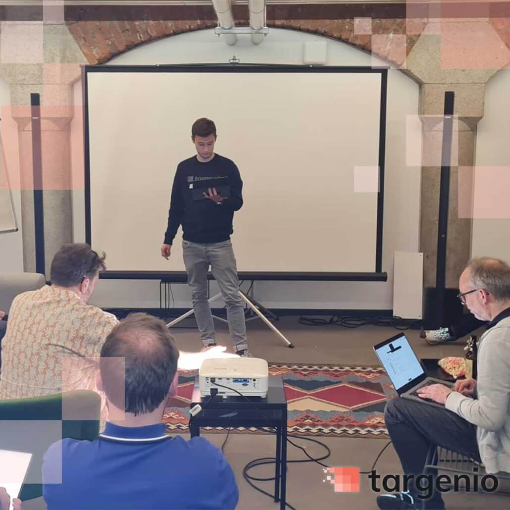 Nicolas Kolbenschlag beim KI-Jam