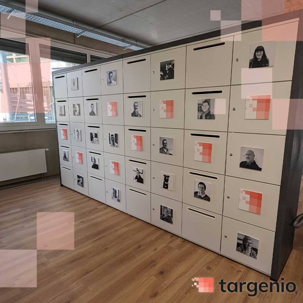 die neuen Teamspinde