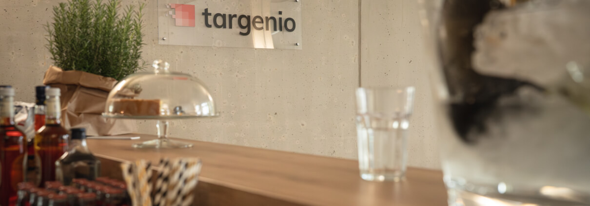 targenio Logo an der Einweihungsfeier
